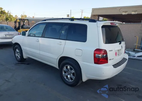 2007 Toyota Highlander V6 from USA, damaged, VIN JTEHP21AX70198562